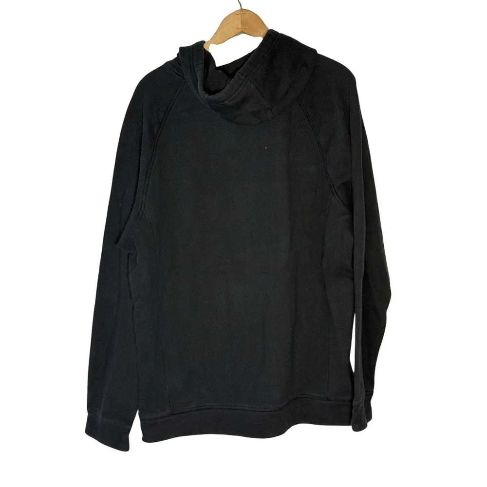 Adidas Hoodie‎ Men size XL Black Graphic Pullover Casual Gym Sweatshirt